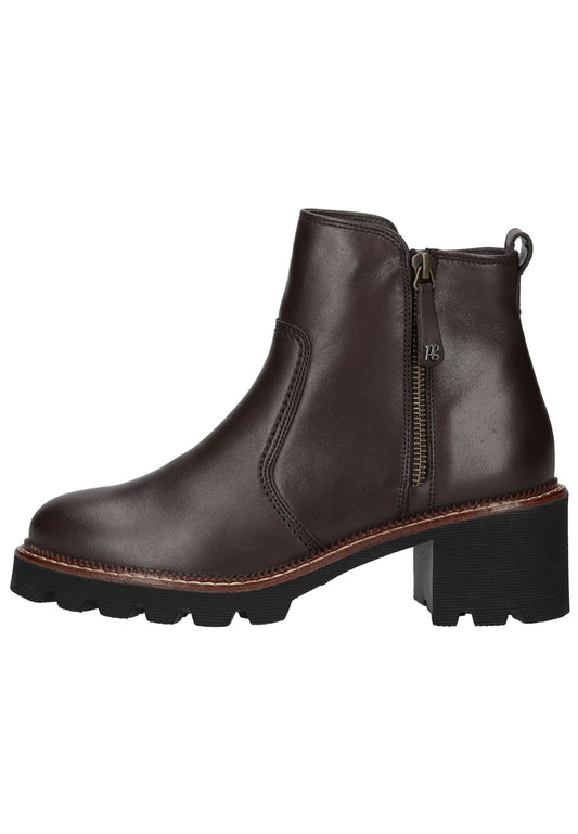 Paul Green Stiefelette Glattleder Espresso Warmfutter