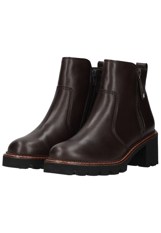 Paul Green Stiefelette Glattleder Espresso Warmfutter