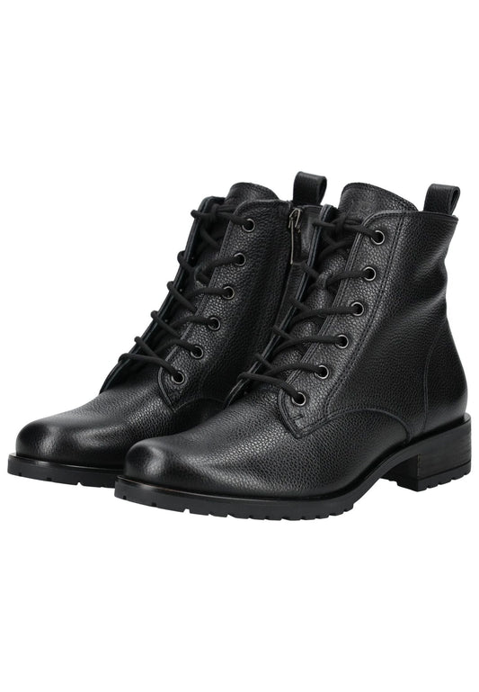 Paul Green Stiefelette Glattleder Schwarz