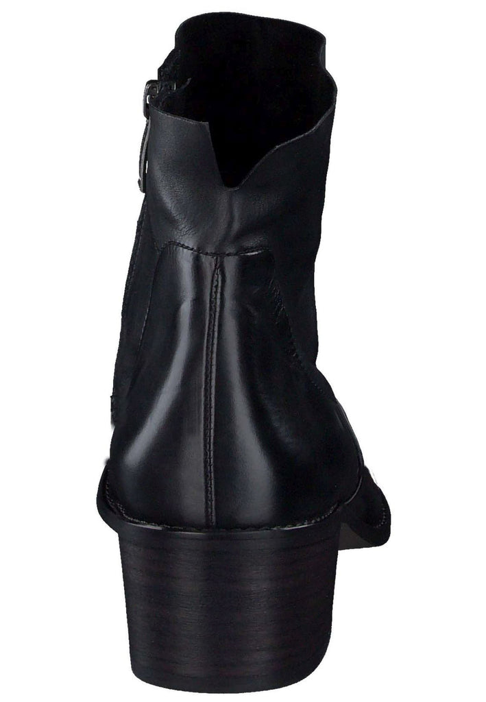 Paul Green Stiefelette Glattleder Schwarz