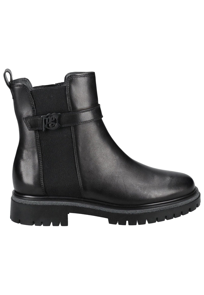 Paul Green Stiefelette Glattleder Schwarz