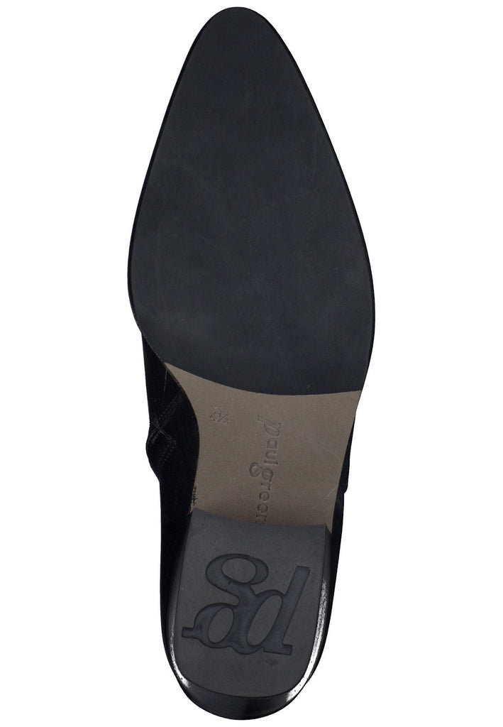 Paul Green Stiefelette Glattleder Schwarz
