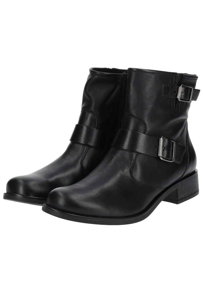 Paul Green Stiefelette Glattleder Schwarz