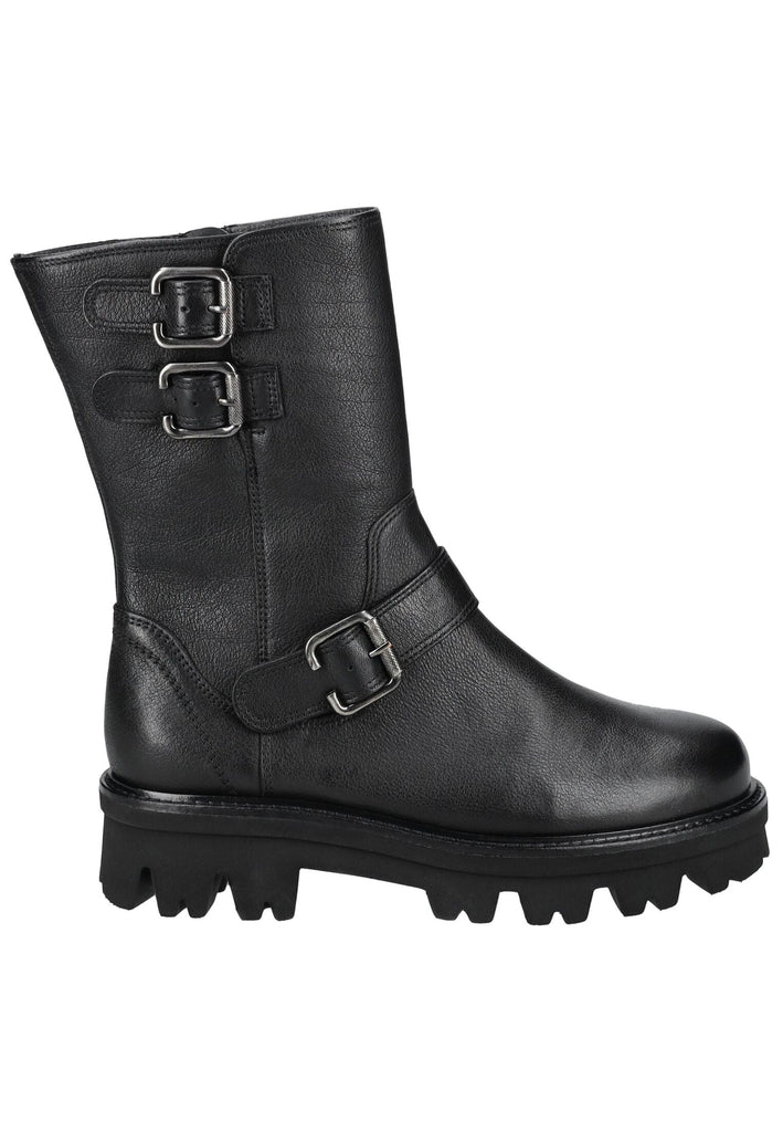 Paul Green Stiefelette Glattleder Schwarz