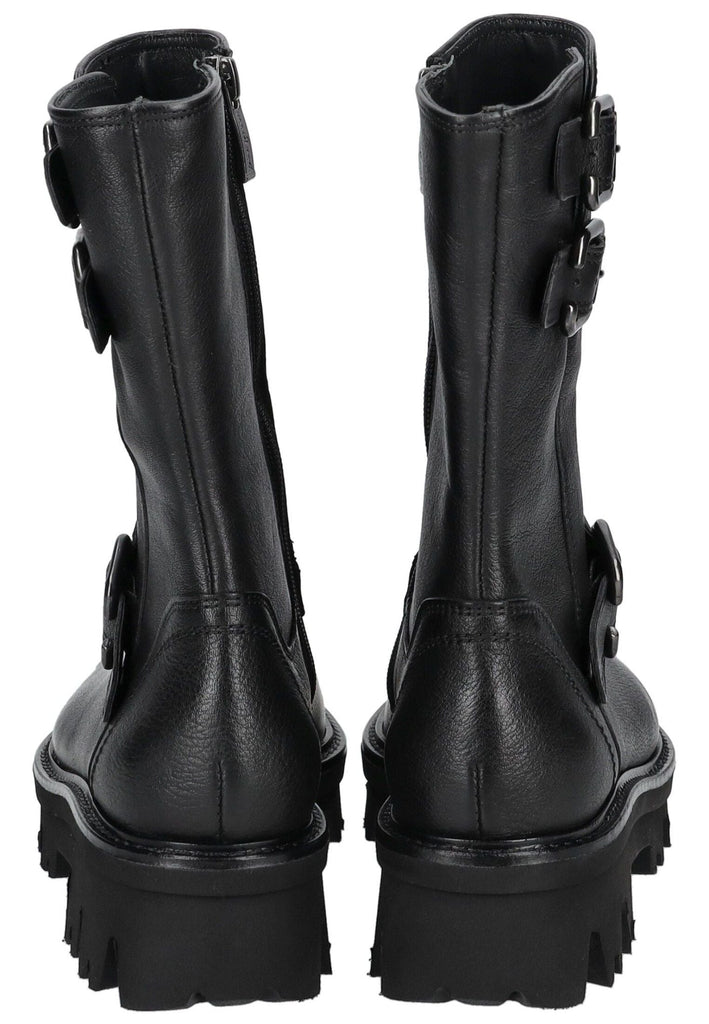 Paul Green Stiefelette Glattleder Schwarz