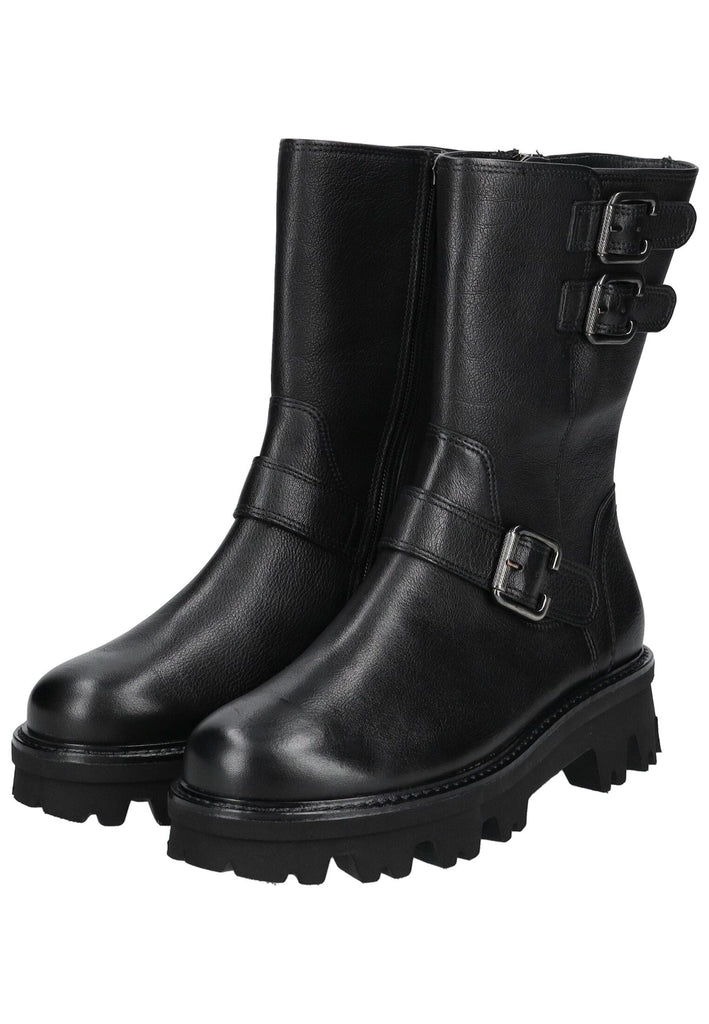 Paul Green Stiefelette Glattleder Schwarz