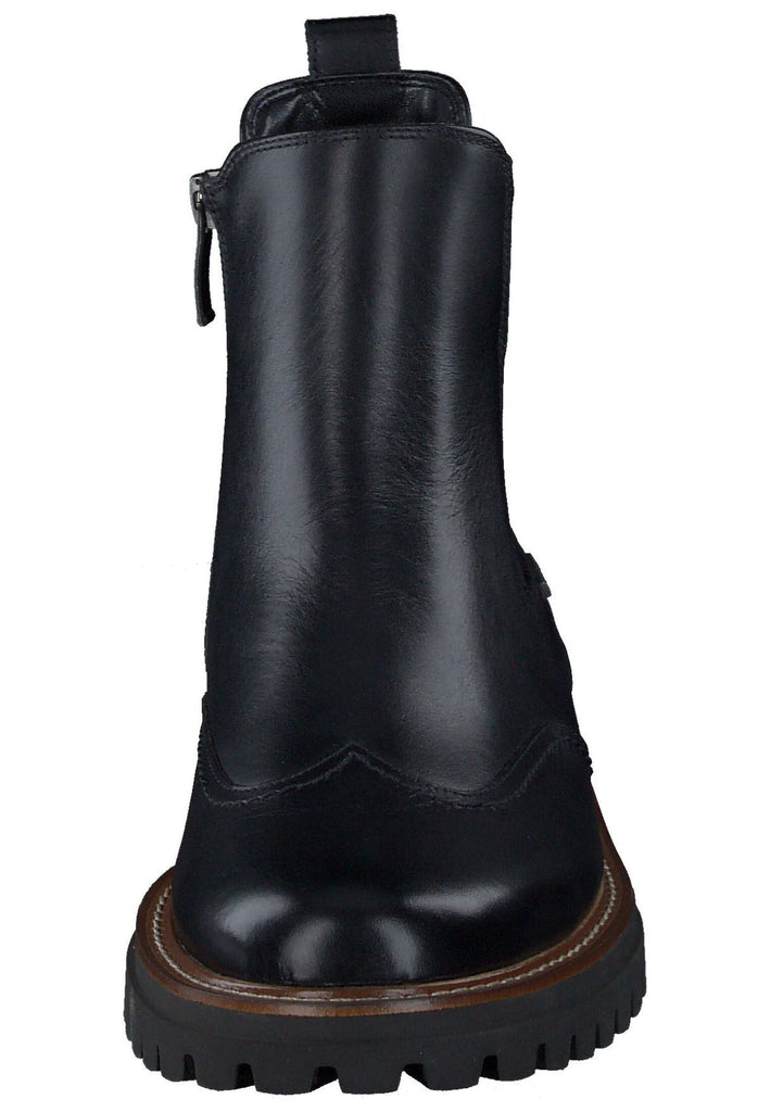 Paul Green Stiefelette Glattleder Schwarz