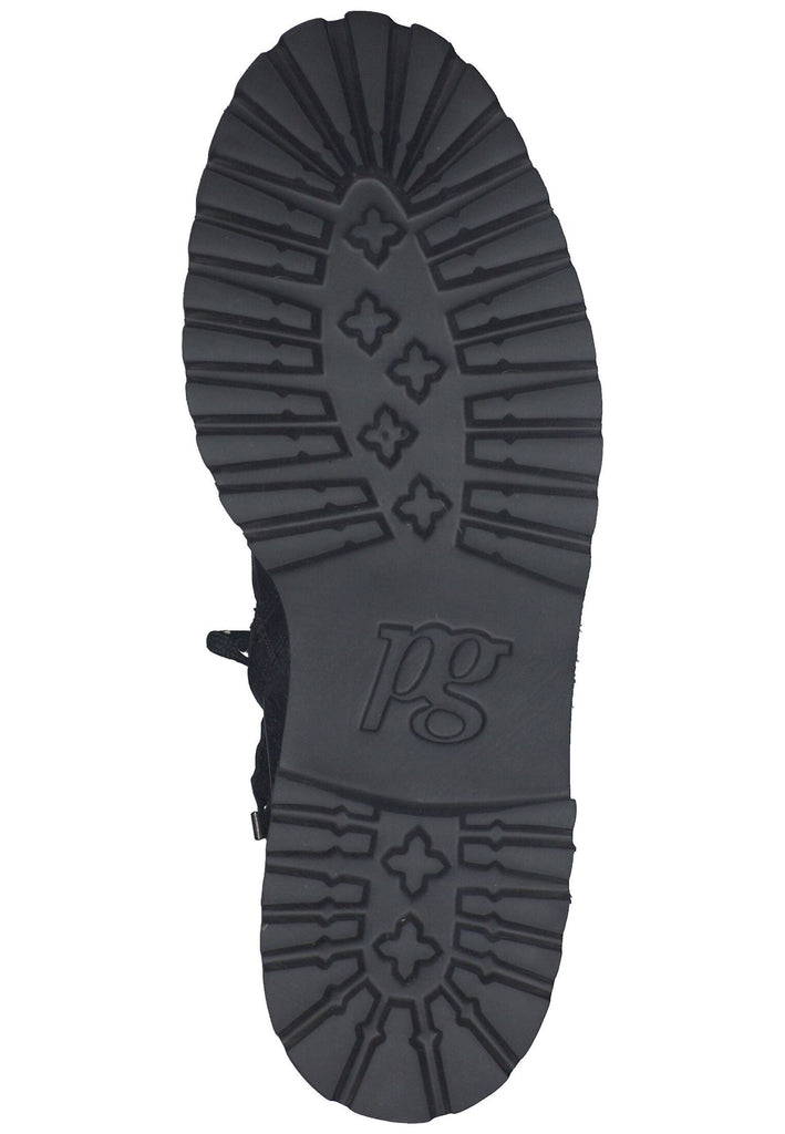Paul Green Stiefelette Glattleder Schwarz