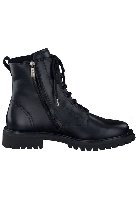 Paul Green Stiefelette Glattleder Schwarz