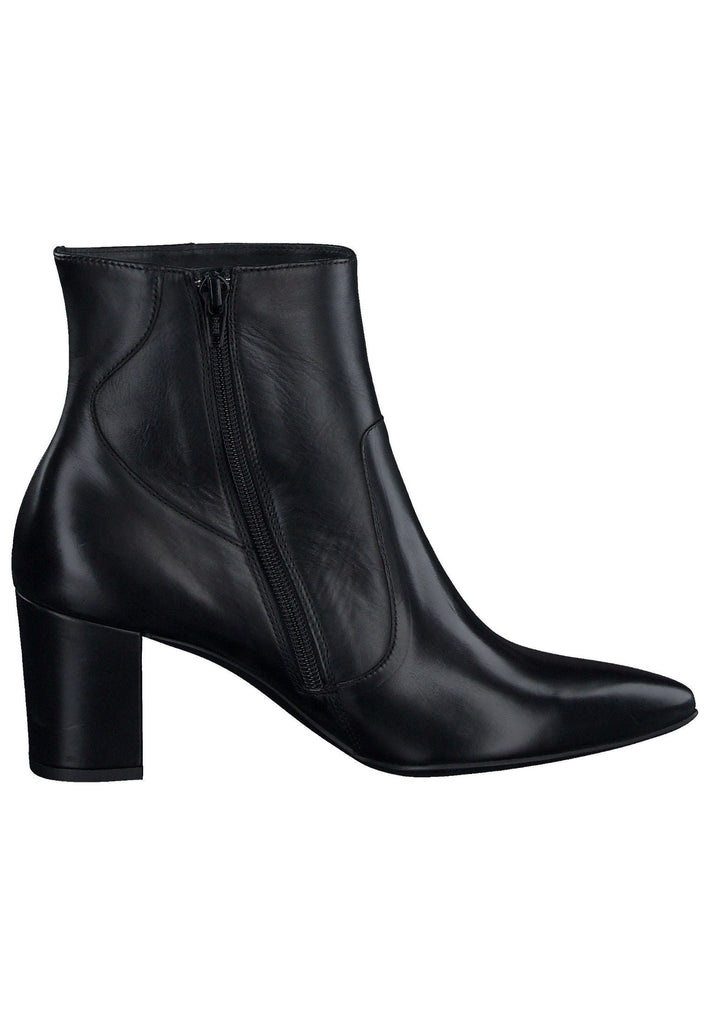Paul Green Stiefelette Glattleder Schwarz
