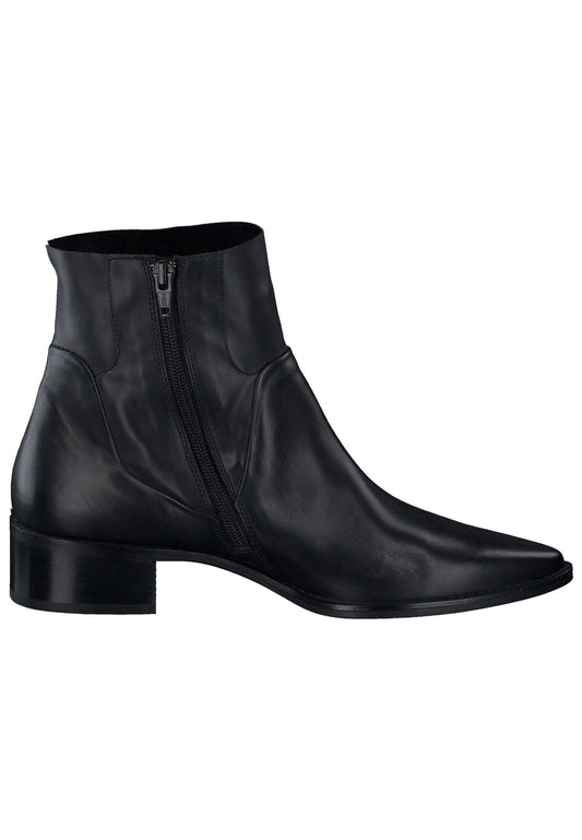 Paul Green Stiefelette Glattleder Schwarz