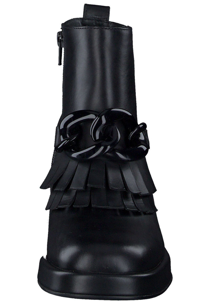 Paul Green Stiefelette Glattleder Schwarz