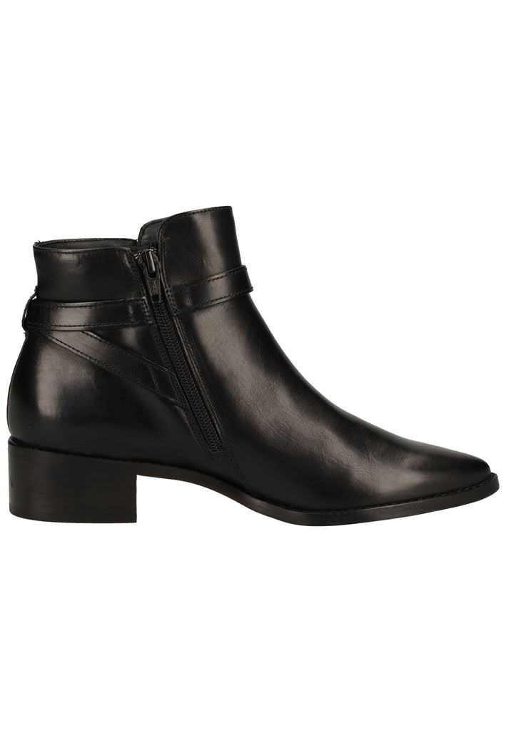 Paul Green Stiefelette Glattleder Schwarz