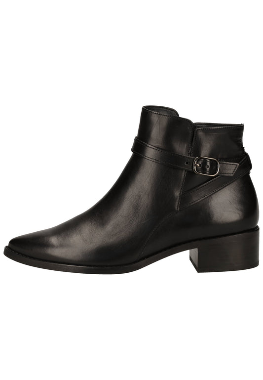Paul Green Stiefelette Glattleder Schwarz