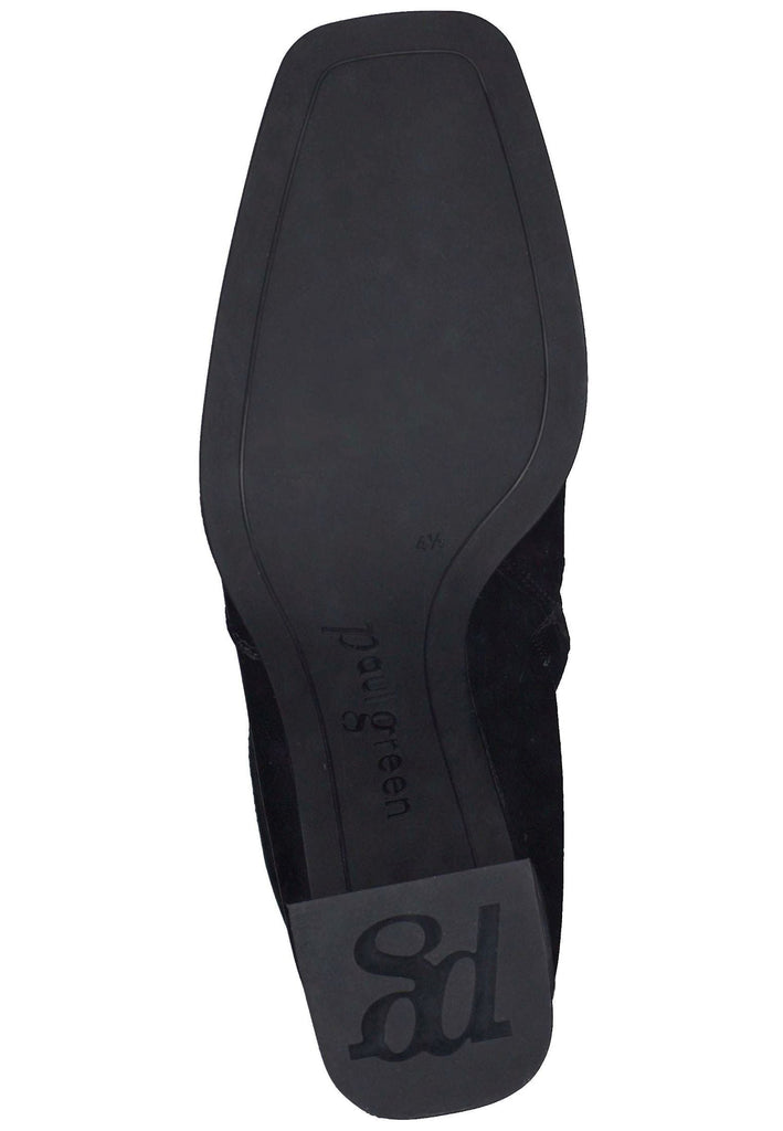 Paul Green Stiefelette Glattleder Schwarz