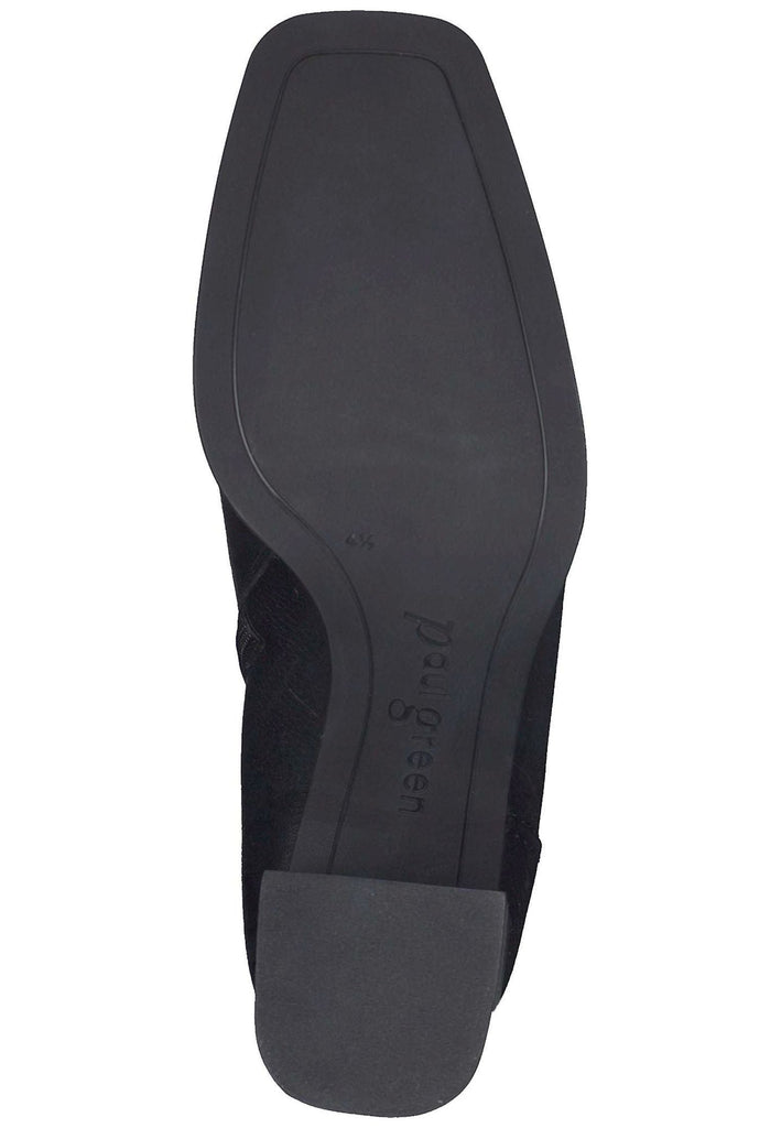 Paul Green Stiefelette Glattleder Schwarz