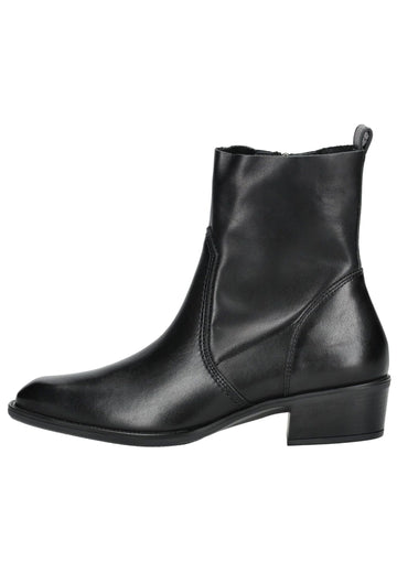 Paul Green Stiefelette Glattleder Schwarz