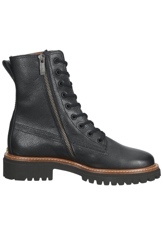 Paul Green Stiefelette Glattleder Schwarz