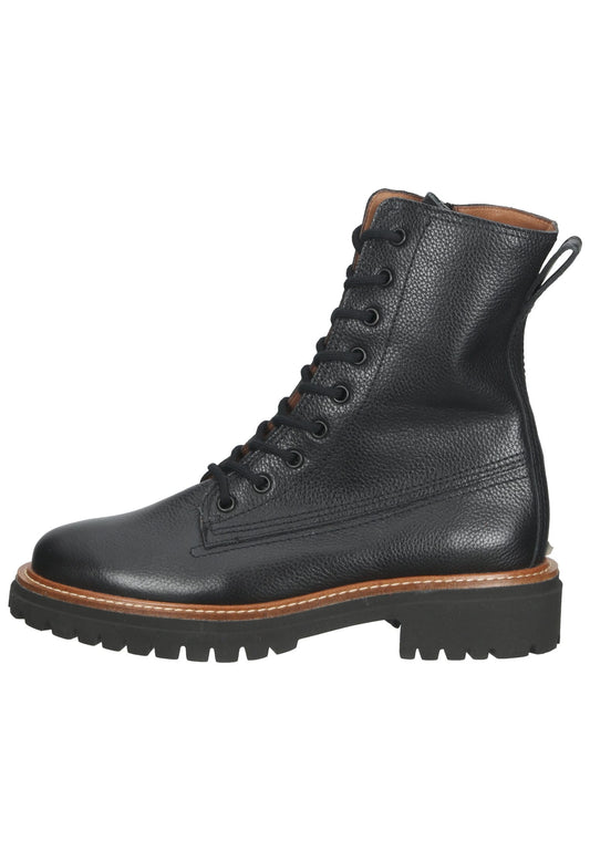 Paul Green Stiefelette Glattleder Schwarz
