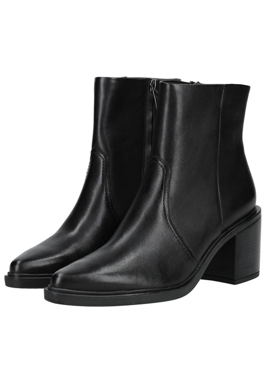 Paul Green Stiefelette Glattleder Schwarz