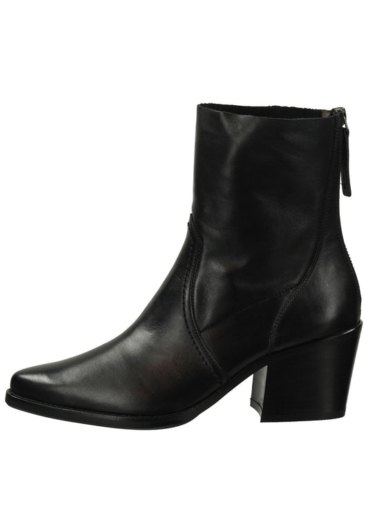 Paul Green Stiefelette Glattleder Schwarz