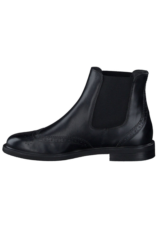 Paul Green Stiefelette Glattleder Schwarz