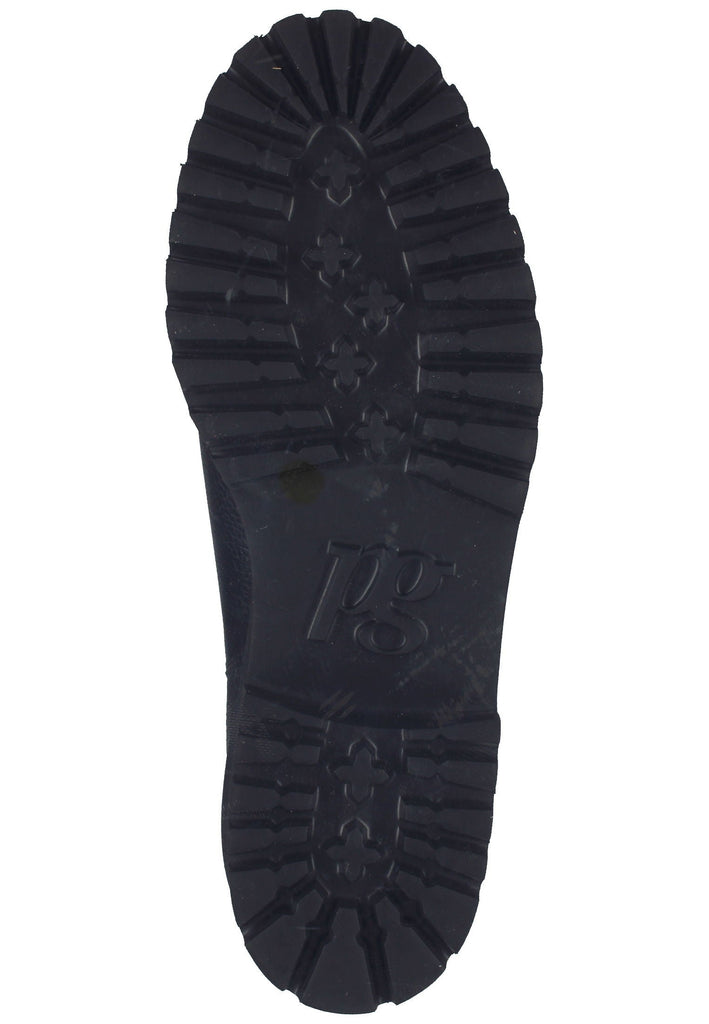 Paul Green Stiefelette Glattleder Schwarz Warmfutter