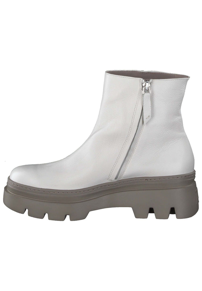 Paul Green Stiefelette Glattleder Weiß