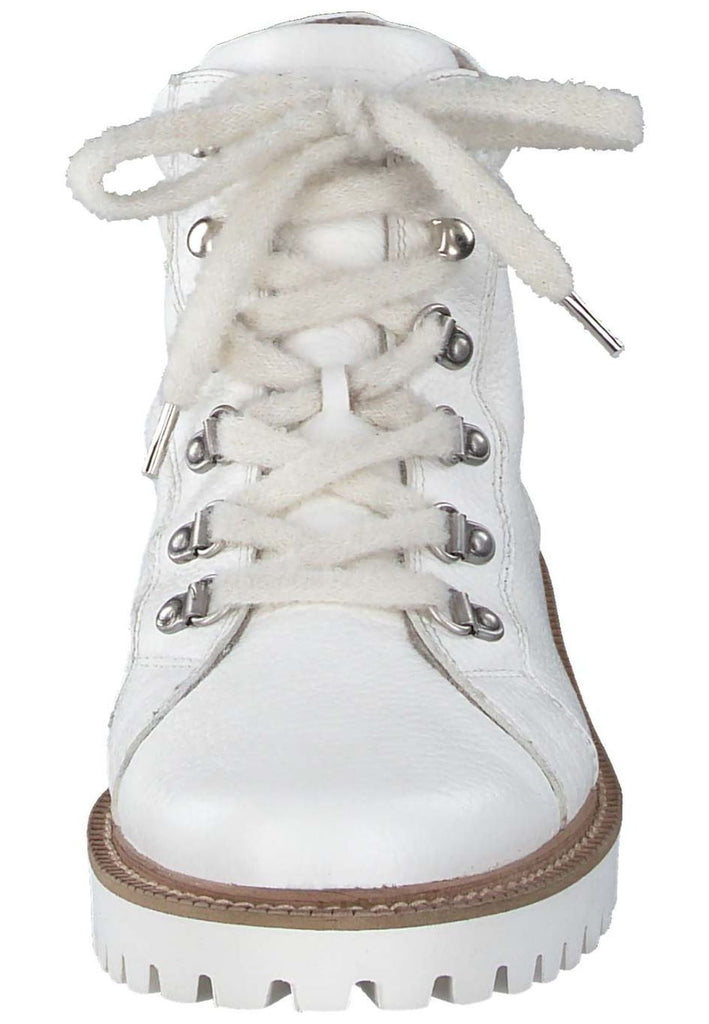Paul Green Stiefelette Glattleder Weiß Warmfutter