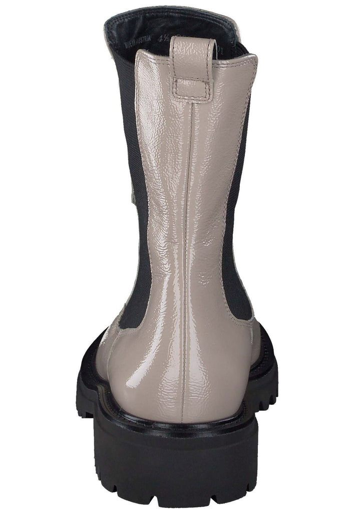 Paul Green Stiefelette Leder Beige Lack