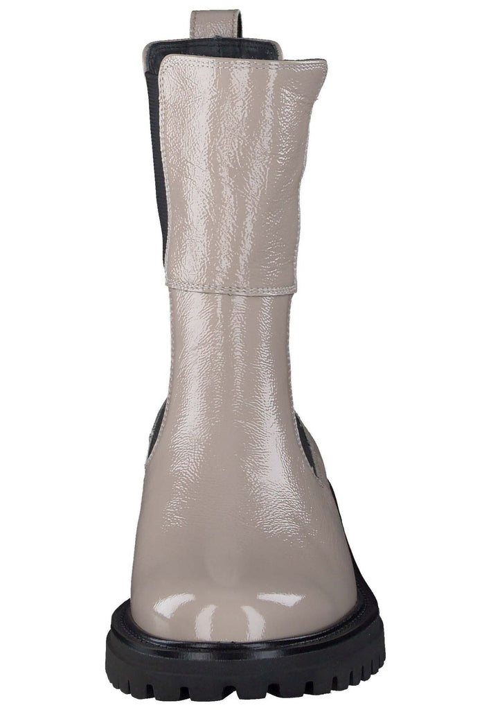 Paul Green Stiefelette Leder Beige Lack