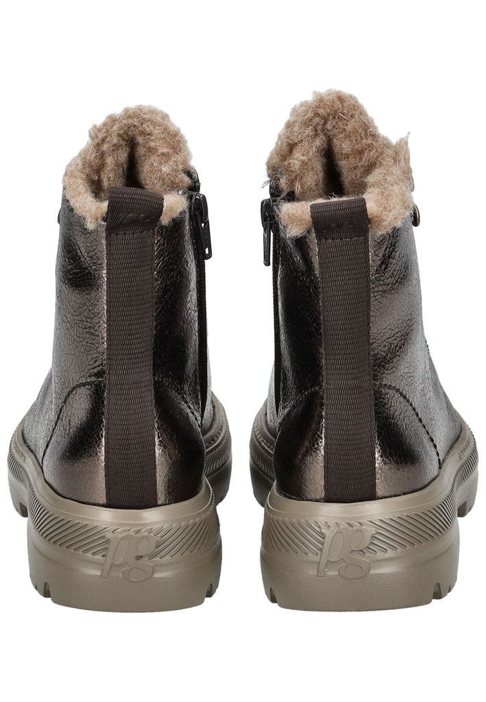 Paul Green Stiefelette Leder Erde Warmfutter