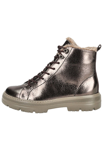 Paul Green Stiefelette Leder Erde Warmfutter