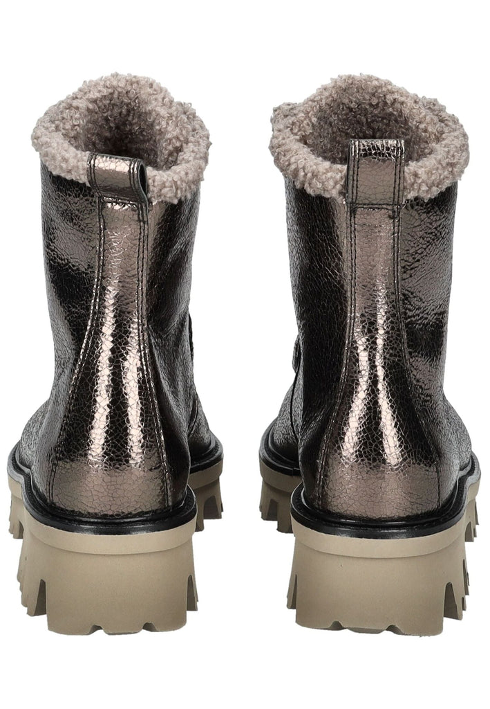 Paul Green Stiefelette Leder Erde Warmfutter