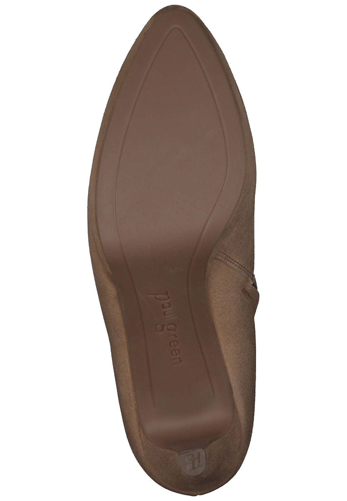 Paul Green Stiefelette Leder Mittelbraun