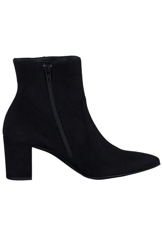 Paul Green Stiefelette Leder Schwarz