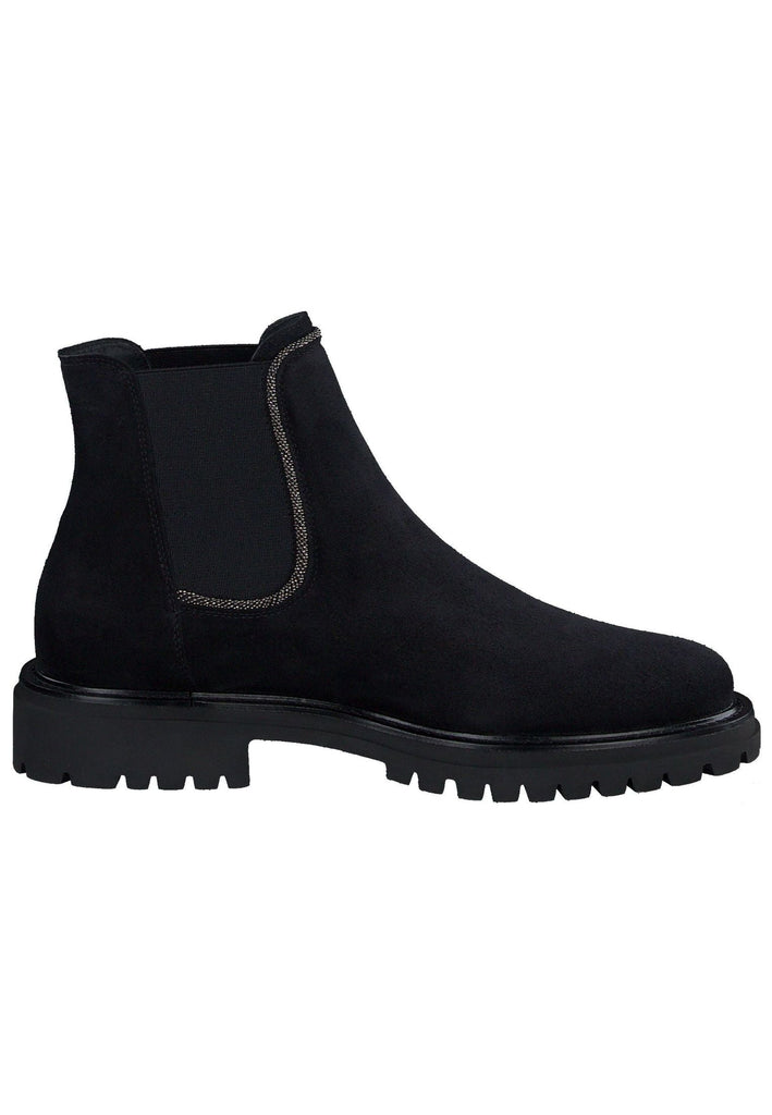 Paul Green Stiefelette Leder Schwarz