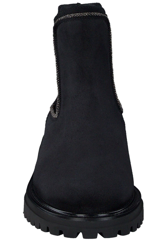 Paul Green Stiefelette Leder Schwarz