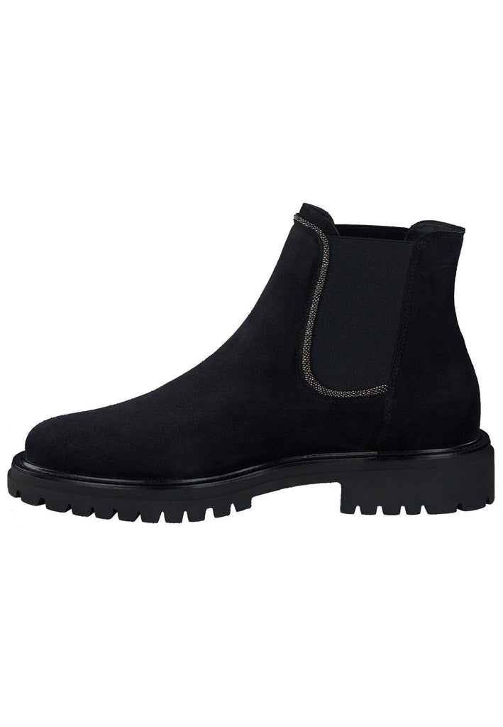 Paul Green Stiefelette Leder Schwarz