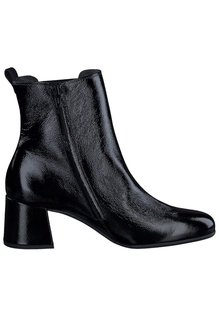 Paul Green Stiefelette Leder Schwarz Lack