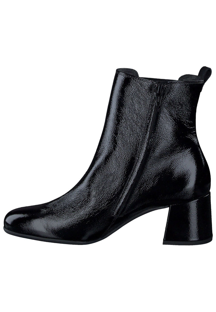 Paul Green Stiefelette Leder Schwarz Lack