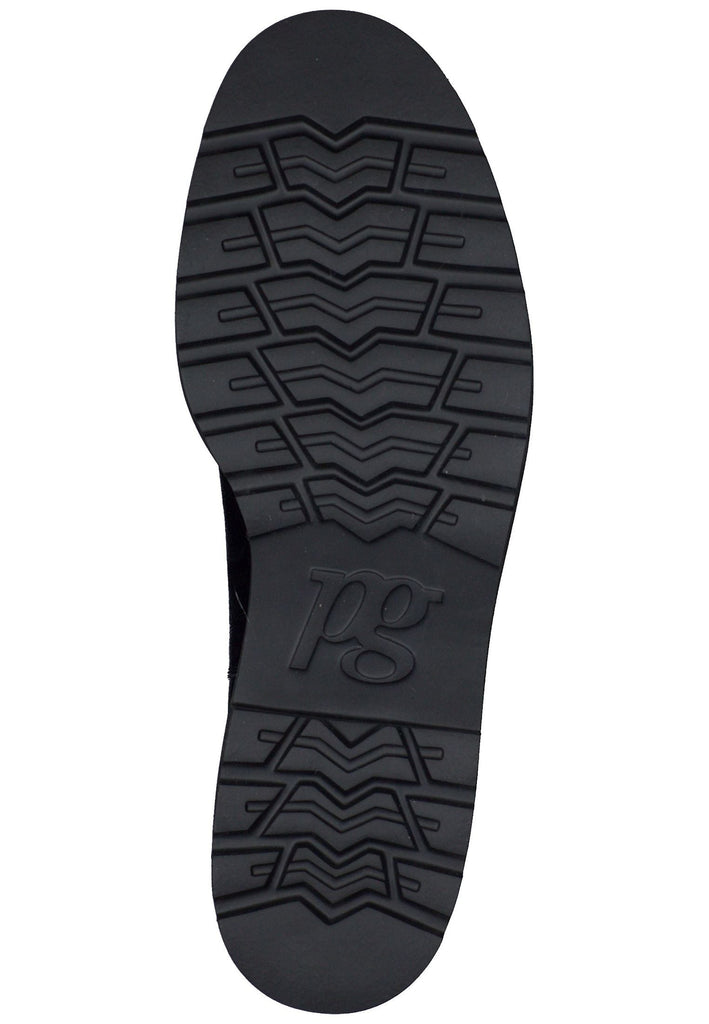 Paul Green Stiefelette Leder Schwarz Lack