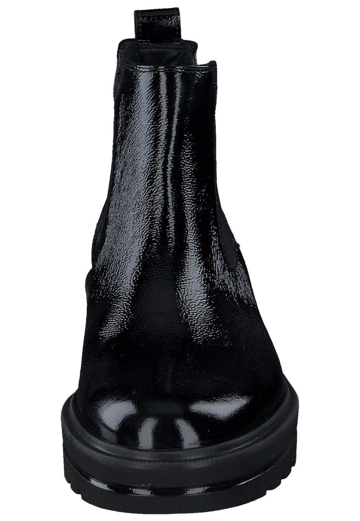 Paul Green Stiefelette Leder Schwarz Lack