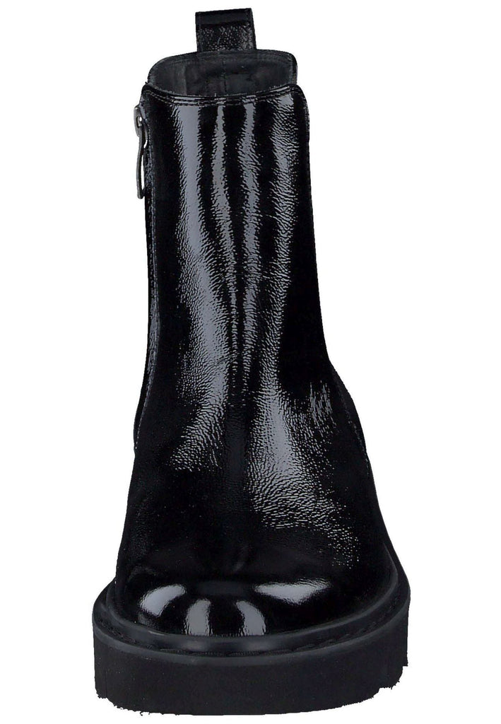 Paul Green Stiefelette Leder Schwarz Lack