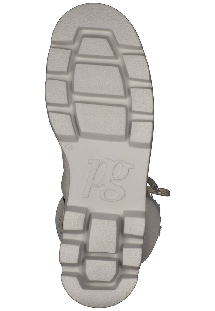 Paul Green Stiefelette Leder/Textil Beige Warmfutter