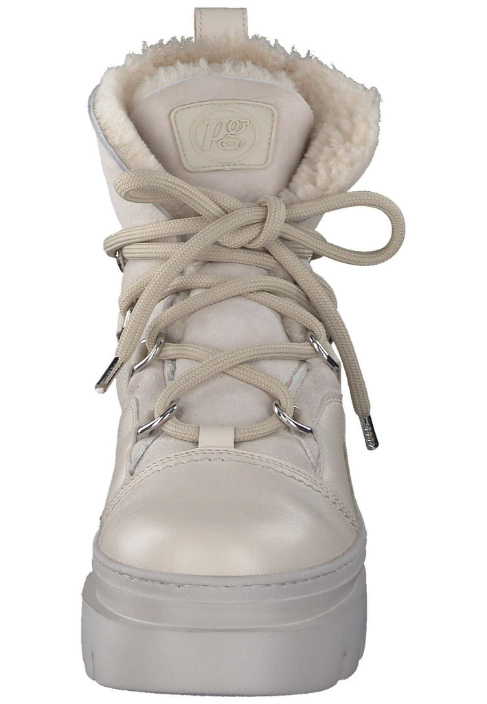 Paul Green Stiefelette Leder/Textil Beige Warmfutter