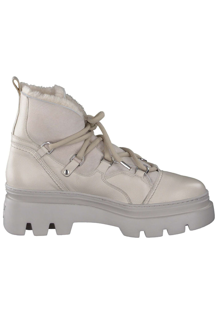Paul Green Stiefelette Leder/Textil Beige Warmfutter