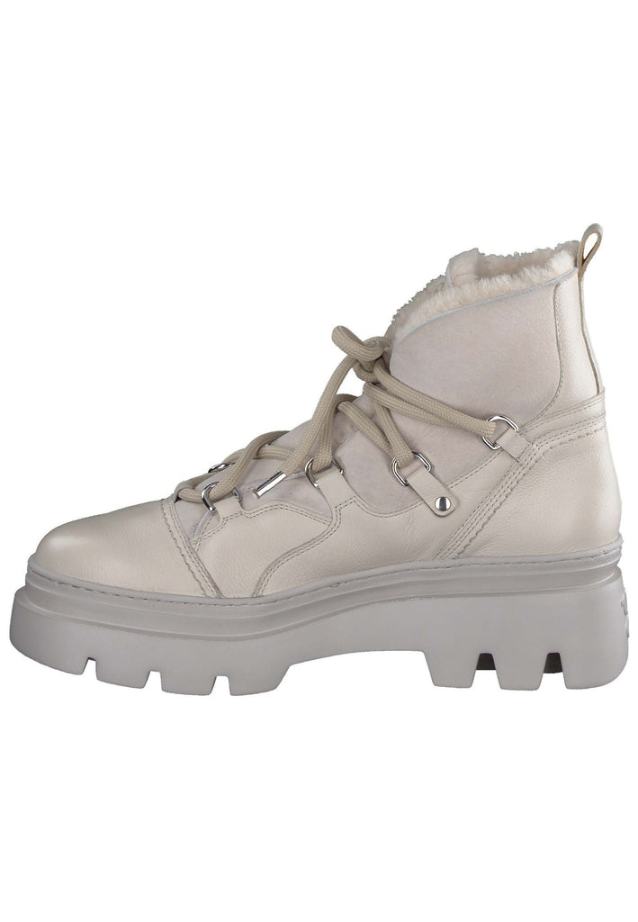 Paul Green Stiefelette Leder/Textil Beige Warmfutter