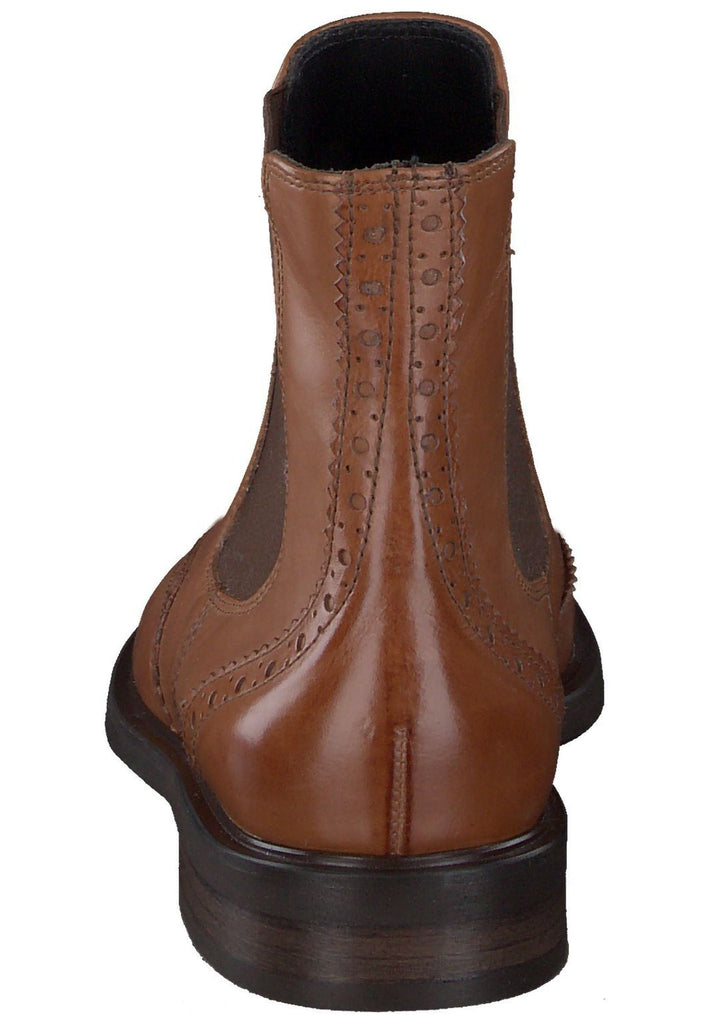 Paul Green Stiefelette Leder/Textil Cognac