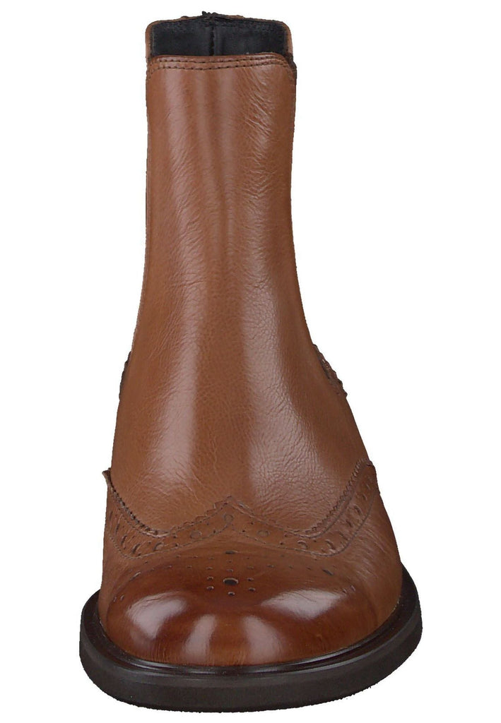 Paul Green Stiefelette Leder/Textil Cognac